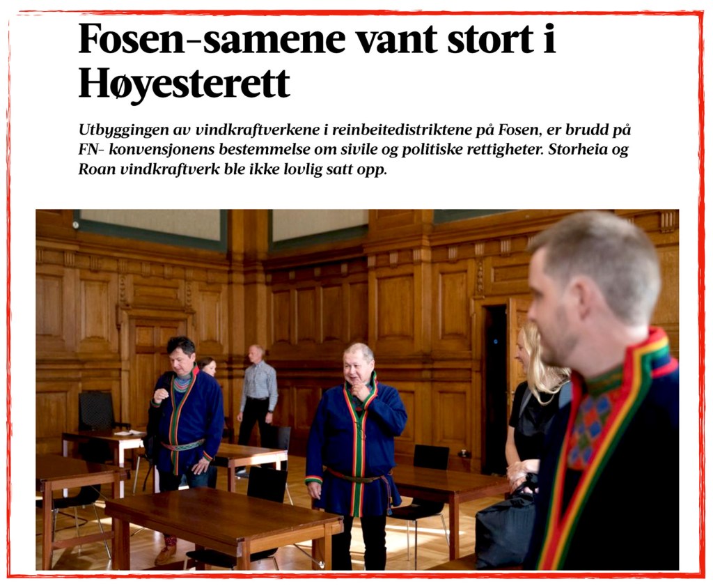 VI GRATULERER FOSEN-samene!